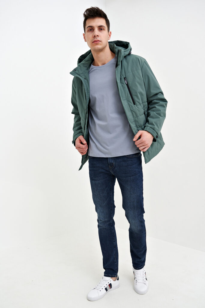 куртка мужская демисезонная фисташковая 8