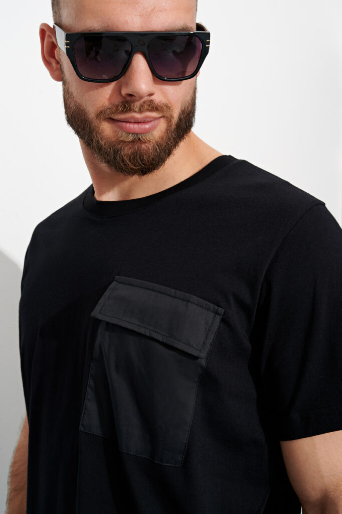 футболка мужская черная 5