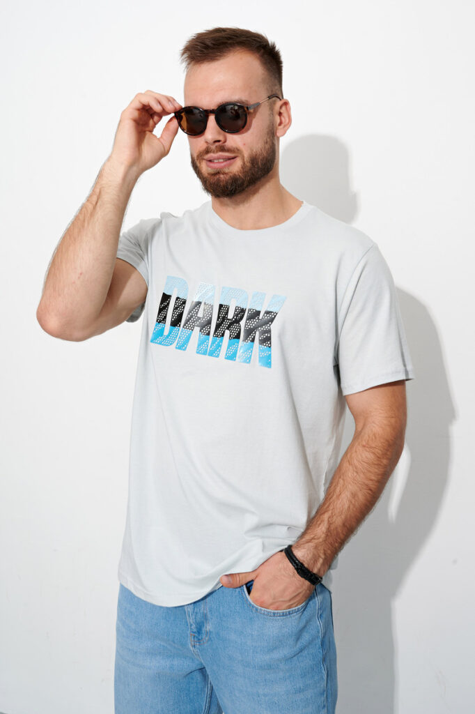 футболка мужская серая 5