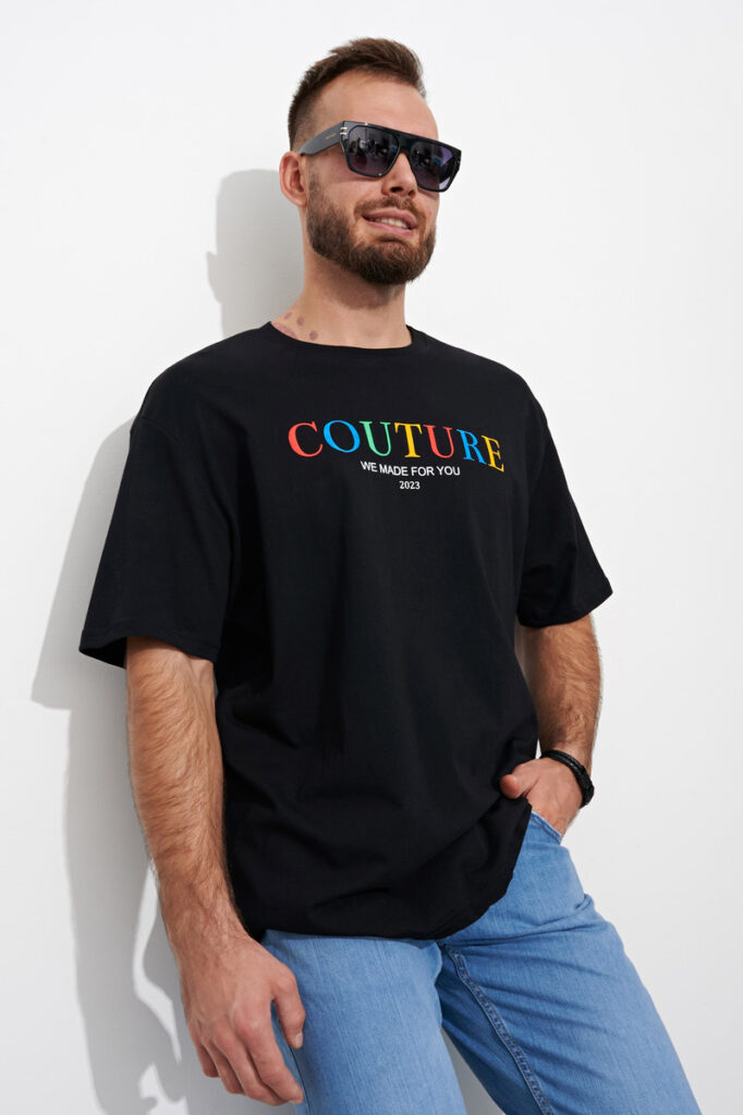 футболка мужская черная 4