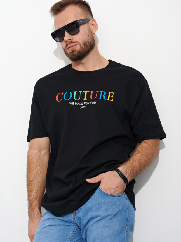 whitney e m560 black Черный Футболка мужская