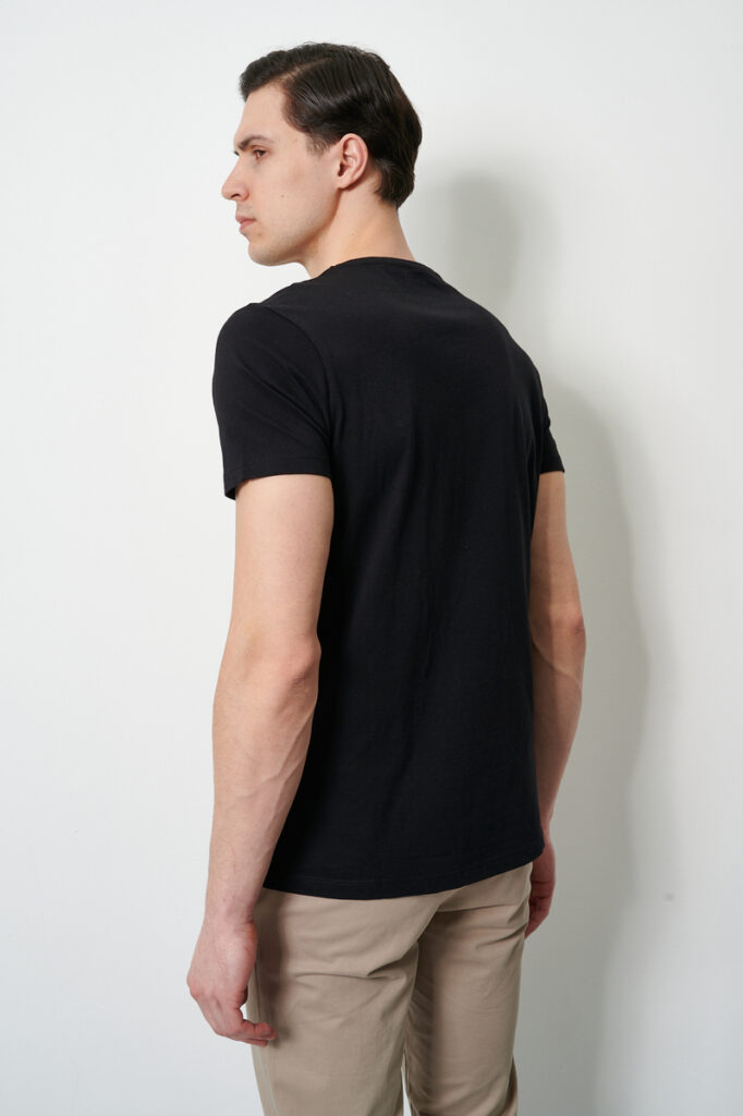 черная футболка мужская пальма 3