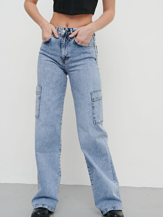 cracpot 1334 8941 33 mavi Светло синий Джинсы женские