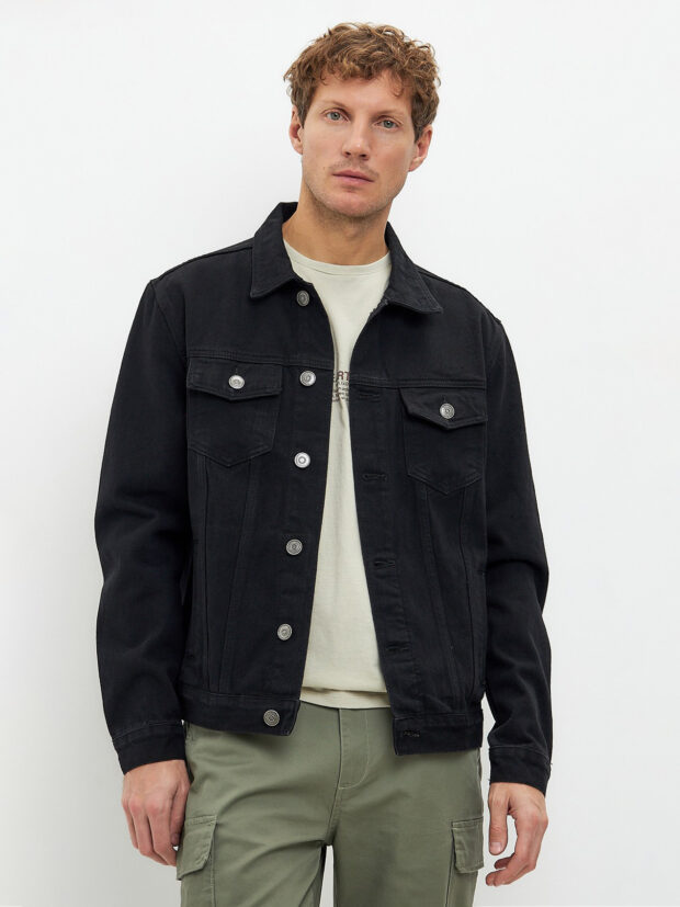 primm p011 1336 black Черный Куртка мужская джинсовая