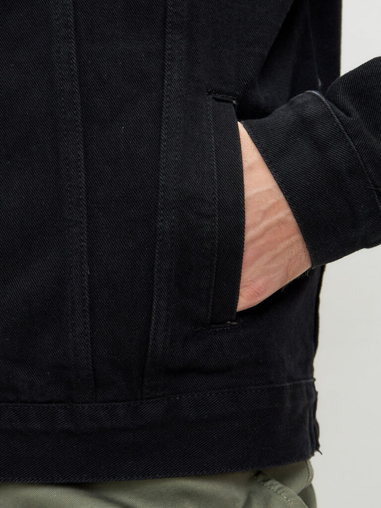 куртка мужская джинсовая черная 3