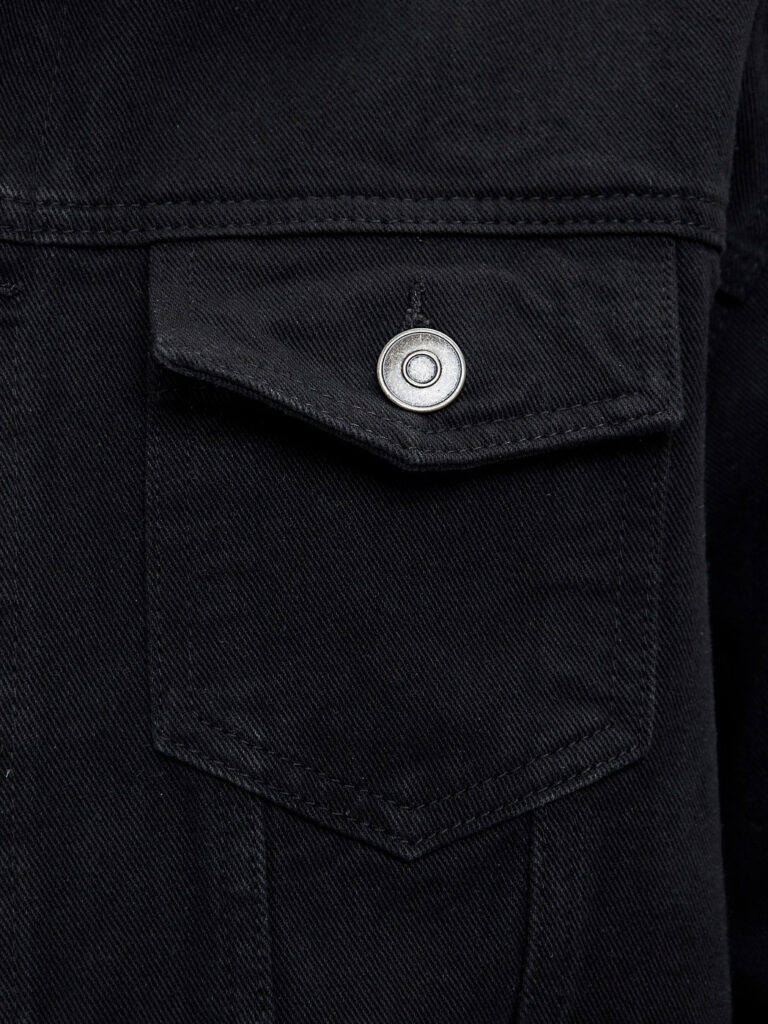 куртка мужская джинсовая черная 6