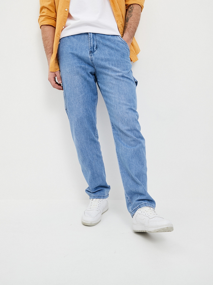 джинсы мужские светло-синие 1