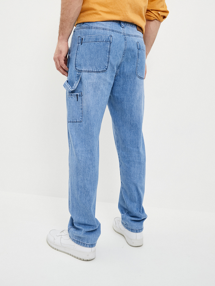 джинсы мужские светло-синие 4