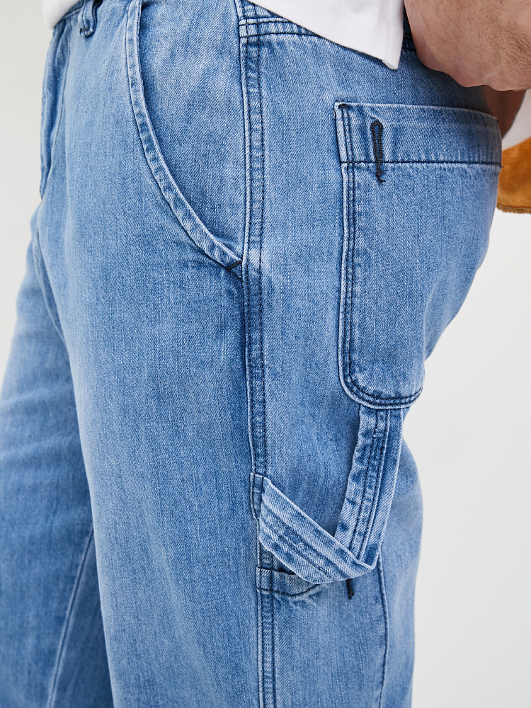 джинсы мужские светло-синие 5