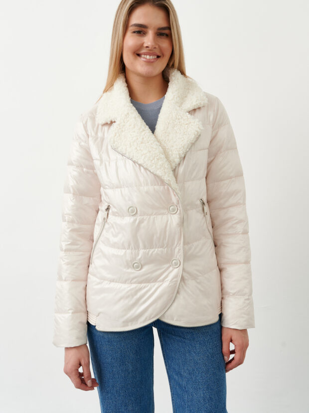 jc.rosy pink 2301 k108 Жемчуг Куртка женская демисезонная