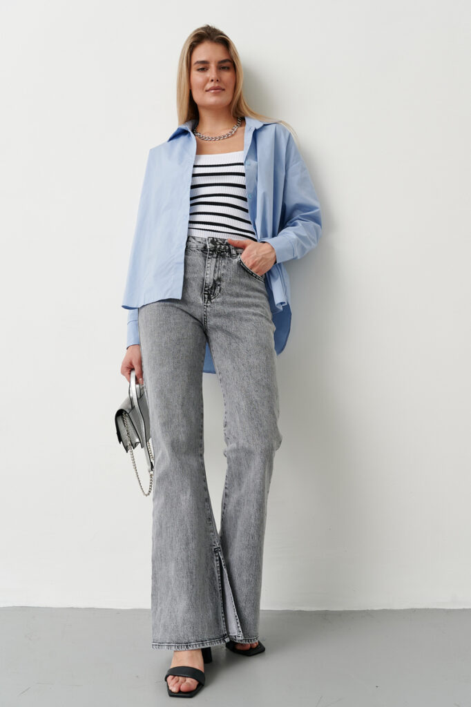 джинсы женские серые 2