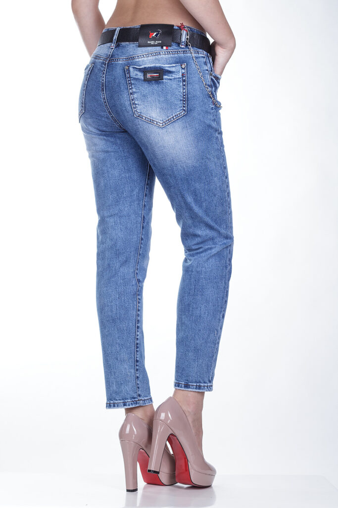 джинсы женские синие 4