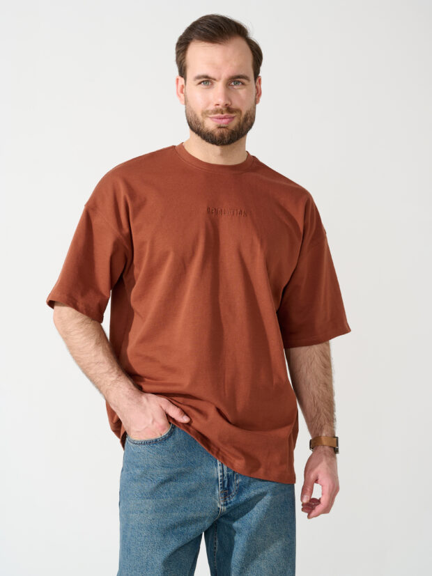 breezy 25201008 brown Коричневый Футболка мужская