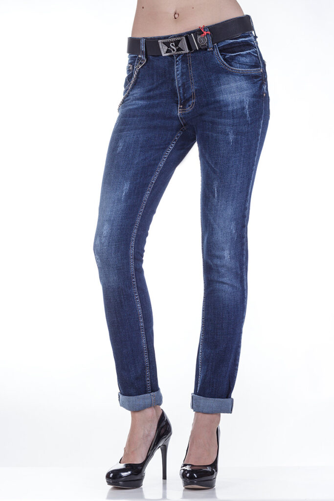джинсы женские синие 1