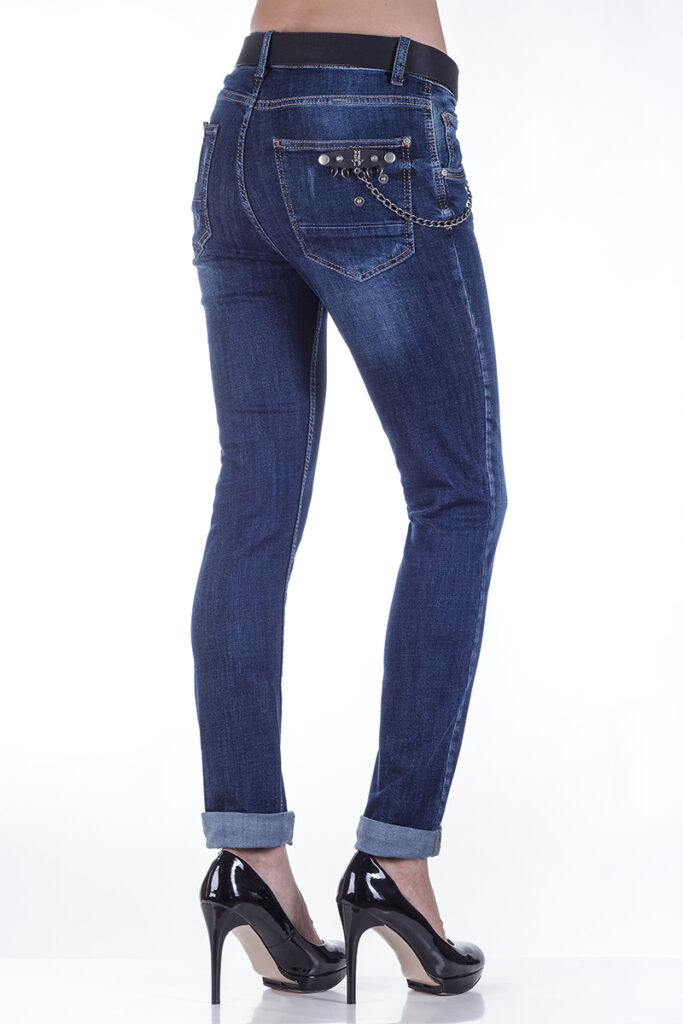 джинсы женские синие 3