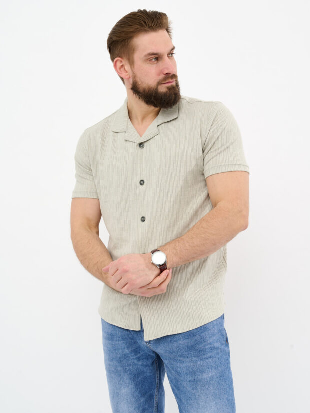 twister eg 1854 grey Серый Рубашка мужская