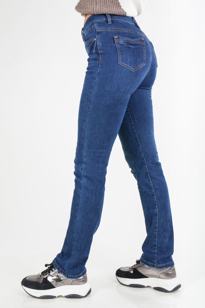 джинсы женские утепленные синие 2