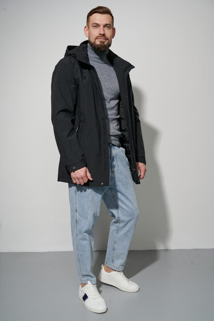 куртка мужская демисезоннаячерная 2