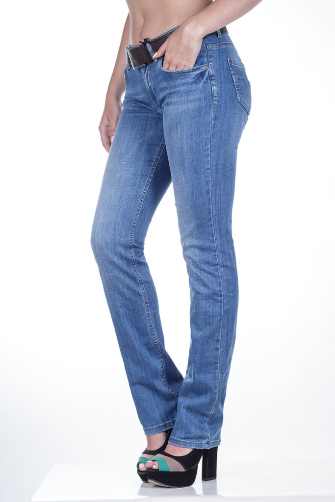 джинсы женские голубые 2