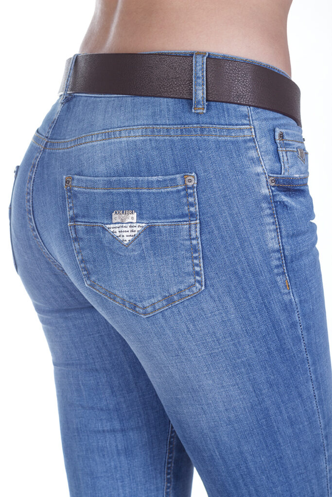 джинсы женские голубые 6