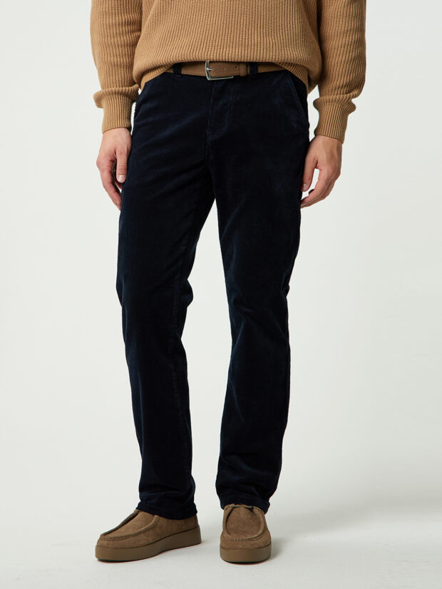 mossmore vtg1101 68 Вельвет dark blue Темно синий Брюки мужские