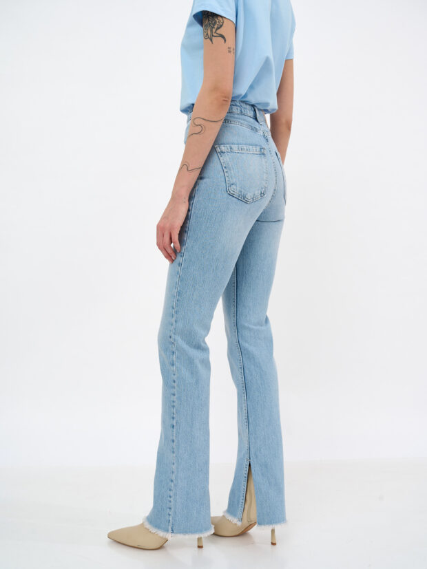 faf denim 3276 light blue Голубой Джинсы женские