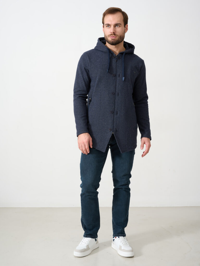 кардиган мужской синий 2