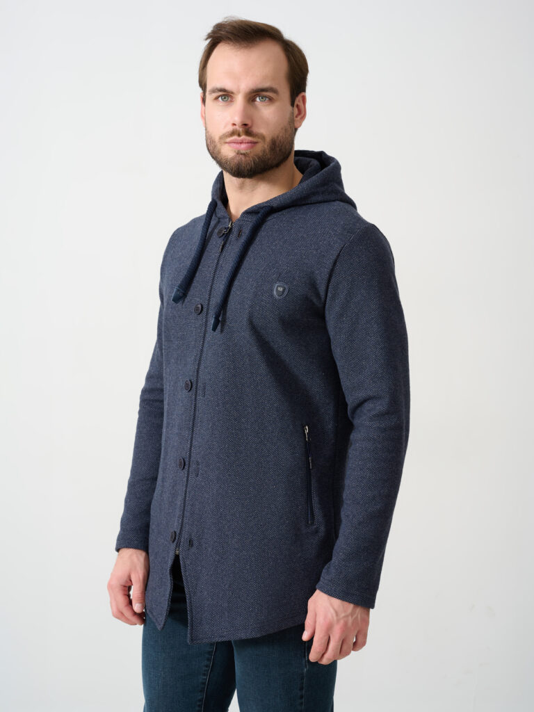 кардиган мужской синий 3