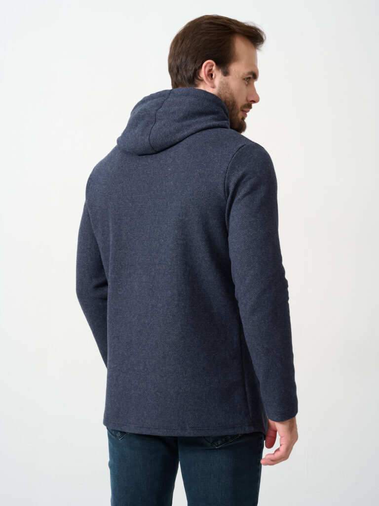 кардиган мужской синий 4