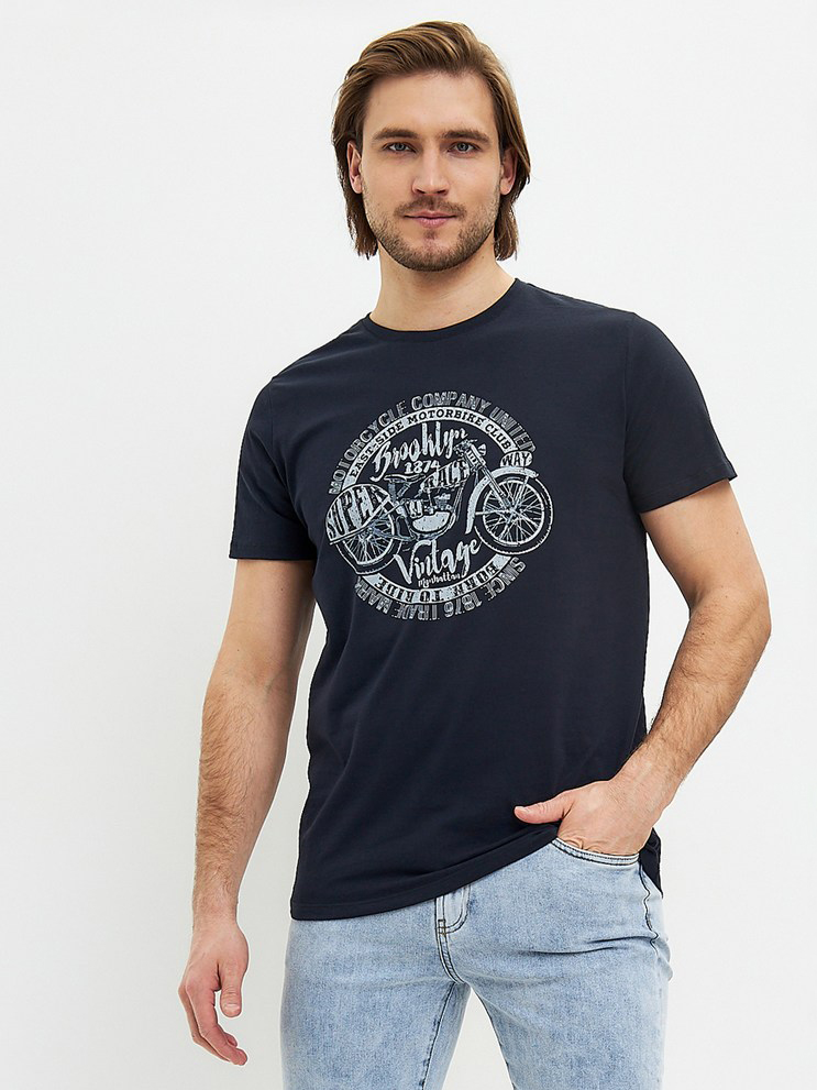 футболка мужская темно-серая 8