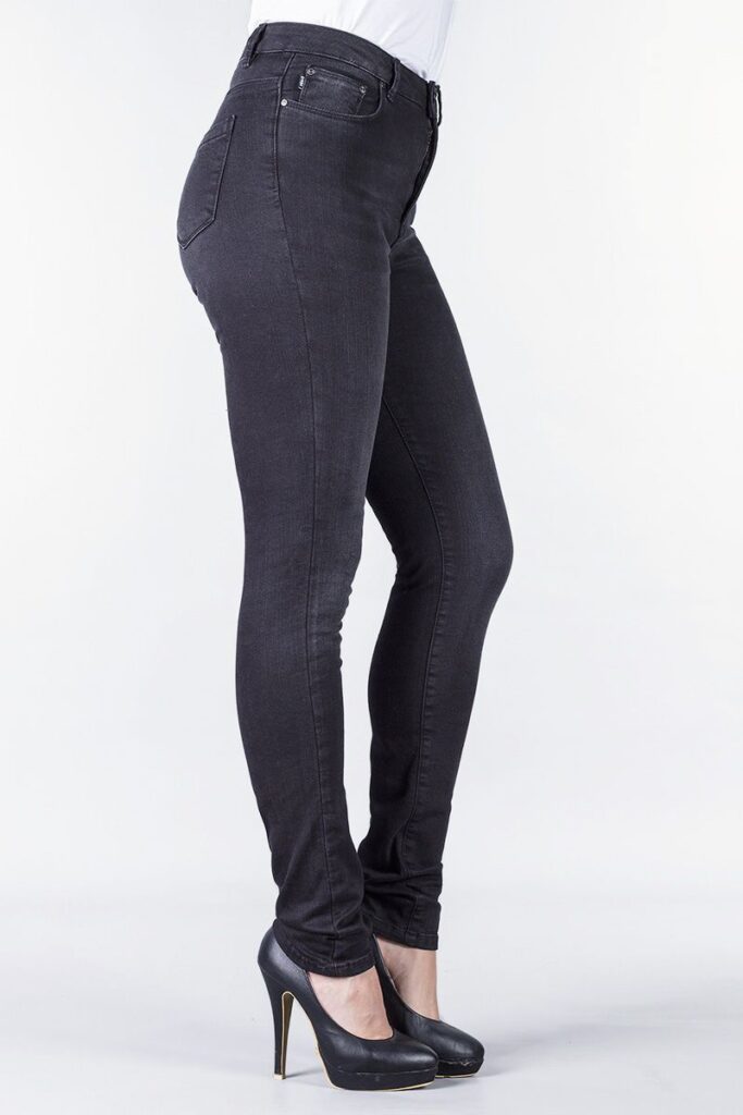 джинсы женские утепленные черные 4