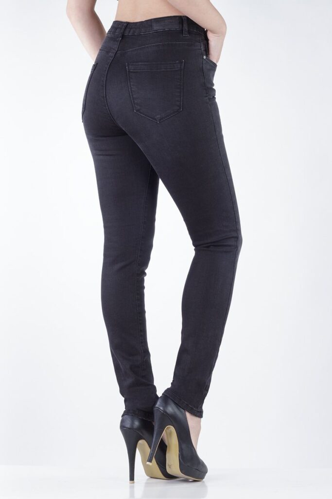 джинсы женские утепленные черные 6