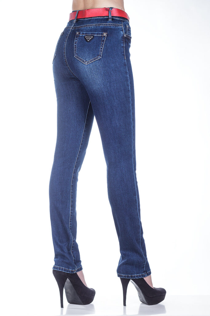 джинсы женские синие 4