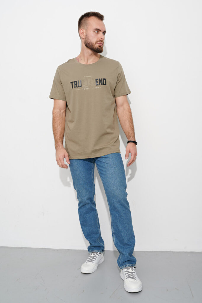 футболка мужская хаки 4