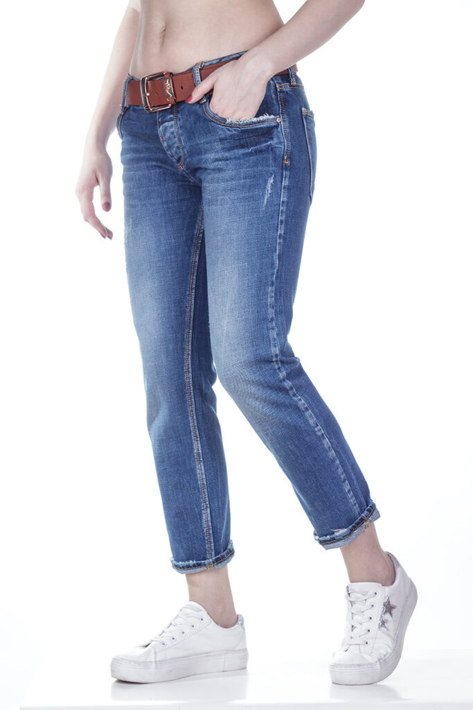 синие джинсы женские #; 3