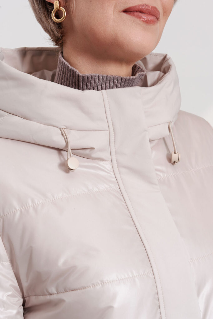 куртка женская демисезонная жемчужная 5