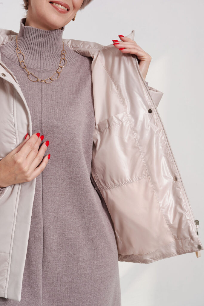 куртка женская демисезонная жемчужная 7