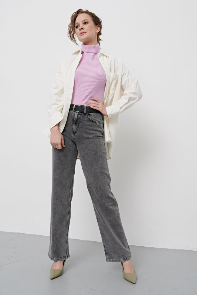 джинсы женские серые 7