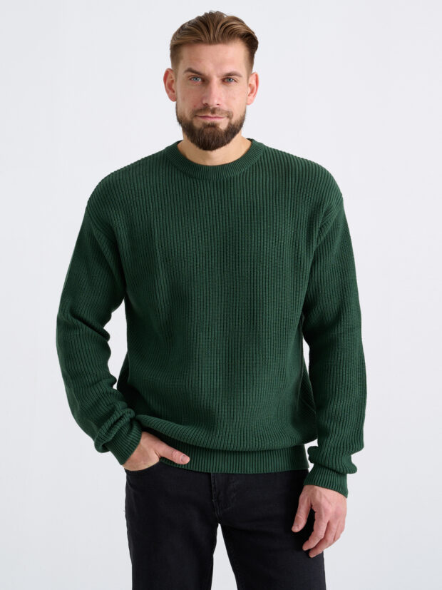 primm p321 15612 d.green Темно зеленый Джемпер мужской