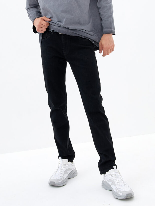 mossmore mr2672 black Черный Джинсы мужские