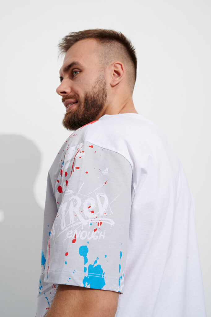 футболка мужская белая 6