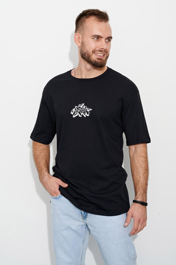 футболка мужская черная 1