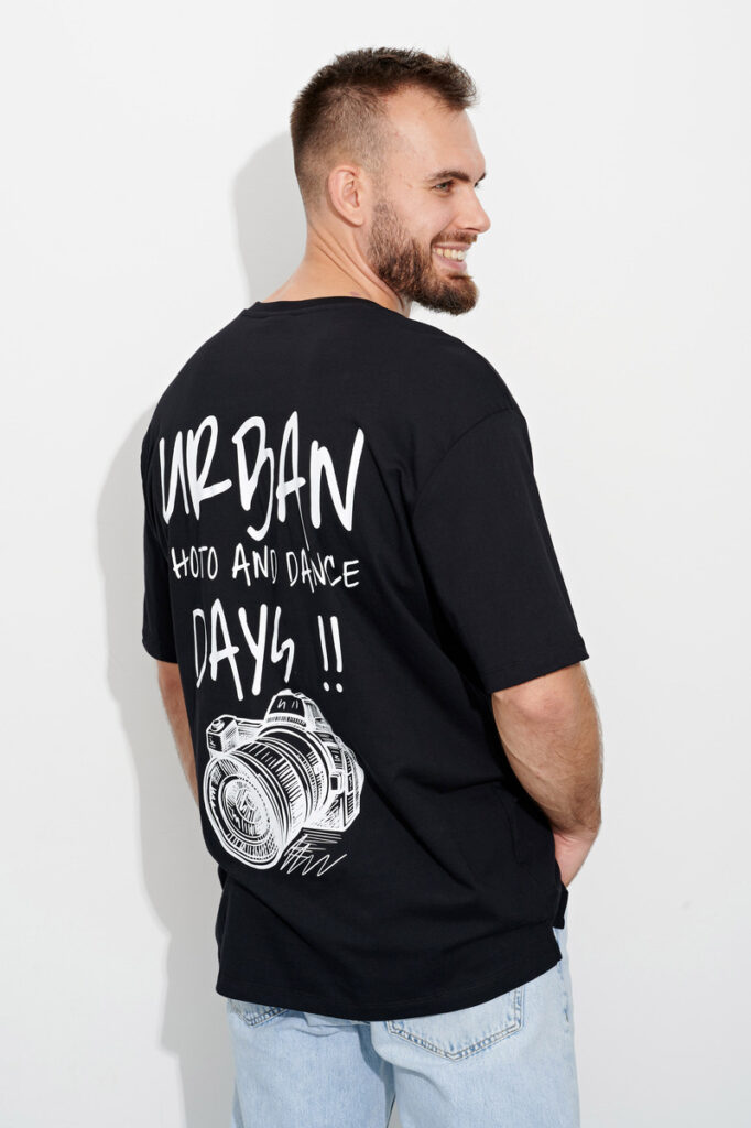 футболка мужская черная 2