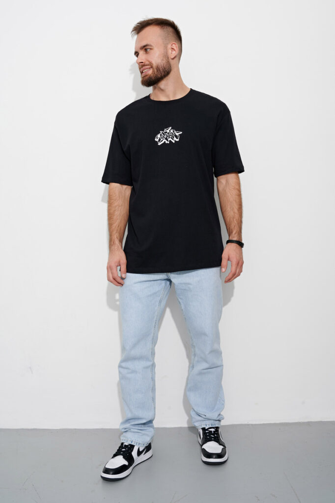 футболка мужская черная 3