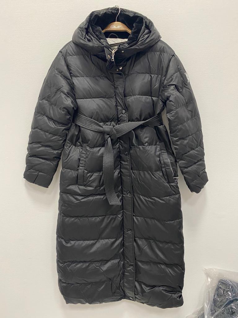 пуховик женский черный 1