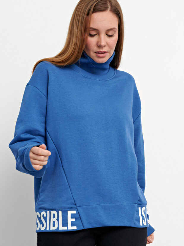 whitney b w2178 indigo Синий Свитшот женский