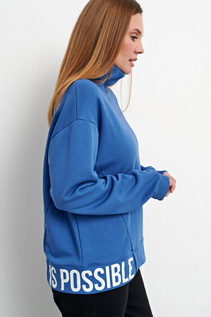 свитшот женский синий 2