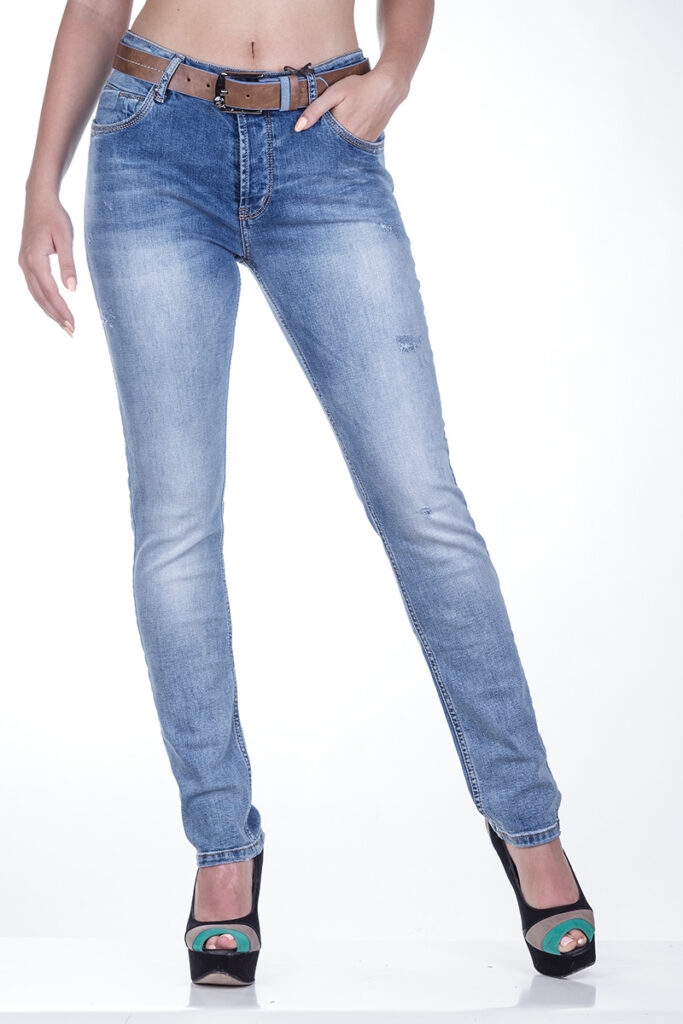 джинсы женские голубые 1