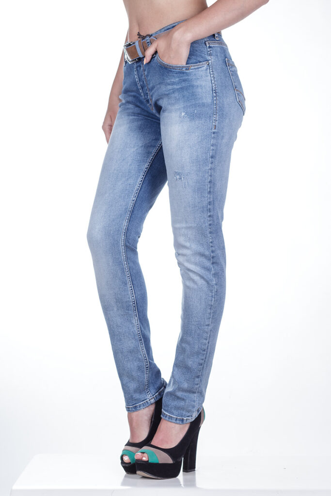 джинсы женские голубые 2