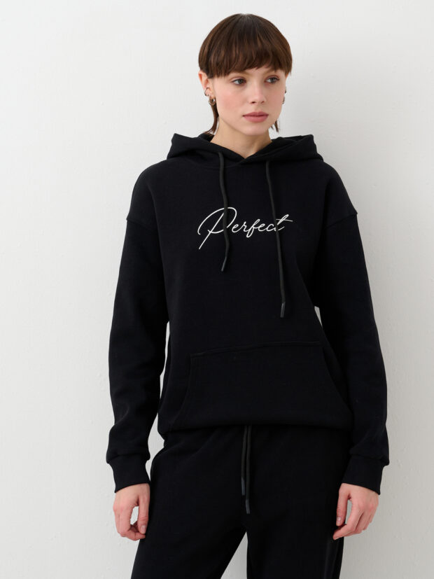 primm p422 055 2 black Черный Худи женский утепленный